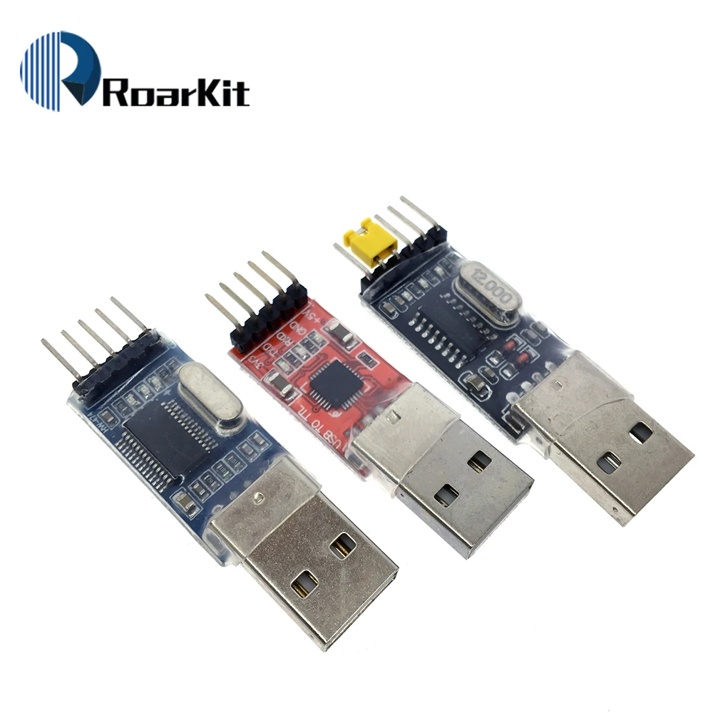 3pcs/SET =1PCS PL2303HX+1PCS CP2102+1PCS CH340G USB TO TTL for arduino PL2303 CP2102 5PIN USB to UART TTL Module