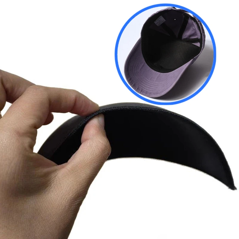 Anti-deformation Baseball Cap Visor Insert Curved Brim Shape Retainers Resistant Liner Adjustable Hat Inner Support Cotton Pad