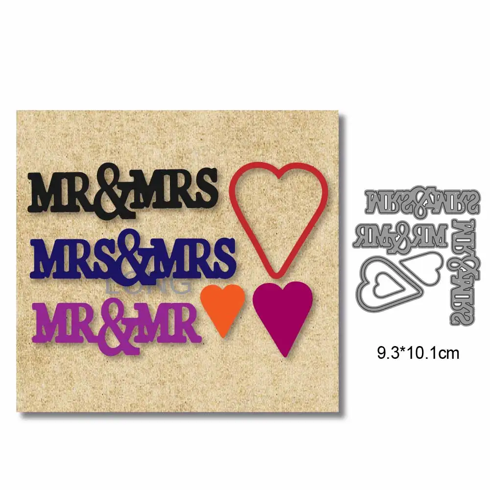 Love Dies Scrapbooking Notebook Making Diy Craft Stencil Mould Scrapbook Paper Metal Molds and Punch New Cutting Dies