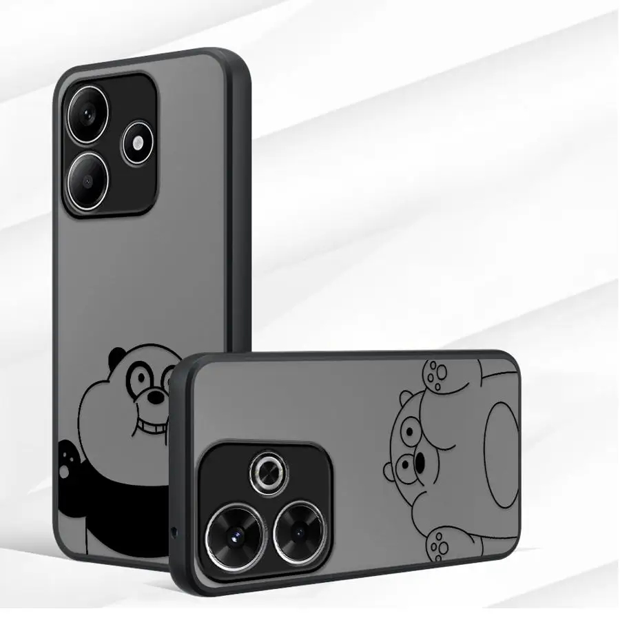 Capa de telefone para redmi a4 13c 10 14c k40 pro 12c 9 a1 a2 plus tpu capa fofa de desenho animado urso