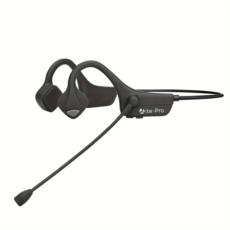 

Bone Conduction Headphones with Microphone Easy to Talk Wireless Headset True Bone Conduction Headphones Noise Adjustable Microp