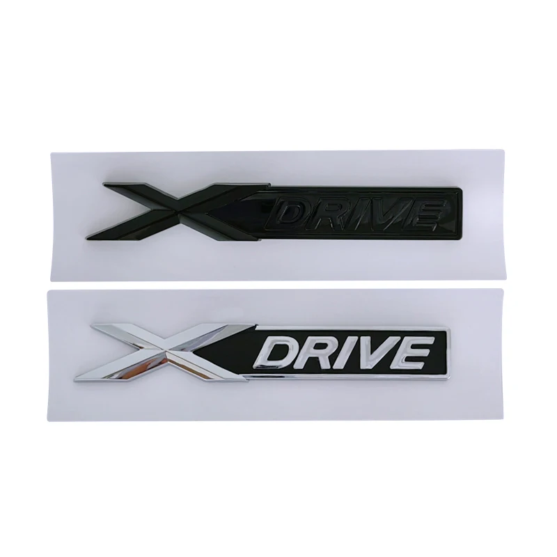 3d ABS X Drive Logo Xdrive Emblem Nameplate Car Trunk Badge For 320d 520d 330i 730d 740d 530d 328i 525 X3 X5 Xdrive Sticker