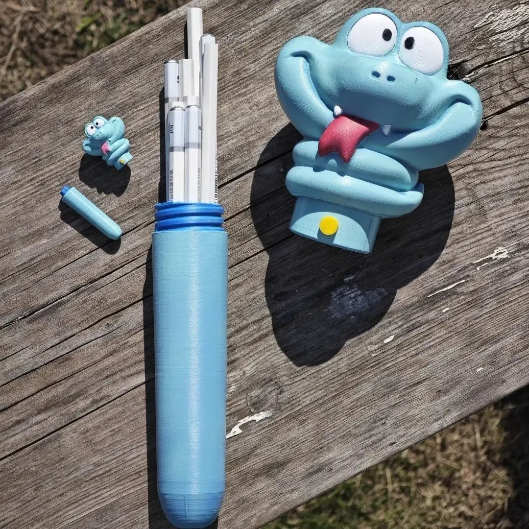 ディズニー ズートピア 2 ゲイリー スネーク ペンホルダー & ライティングペン (ニック/ジュディ/ゲイリー スネーク ペンダント付き) — クリスマス/誕生日プレゼントに最適