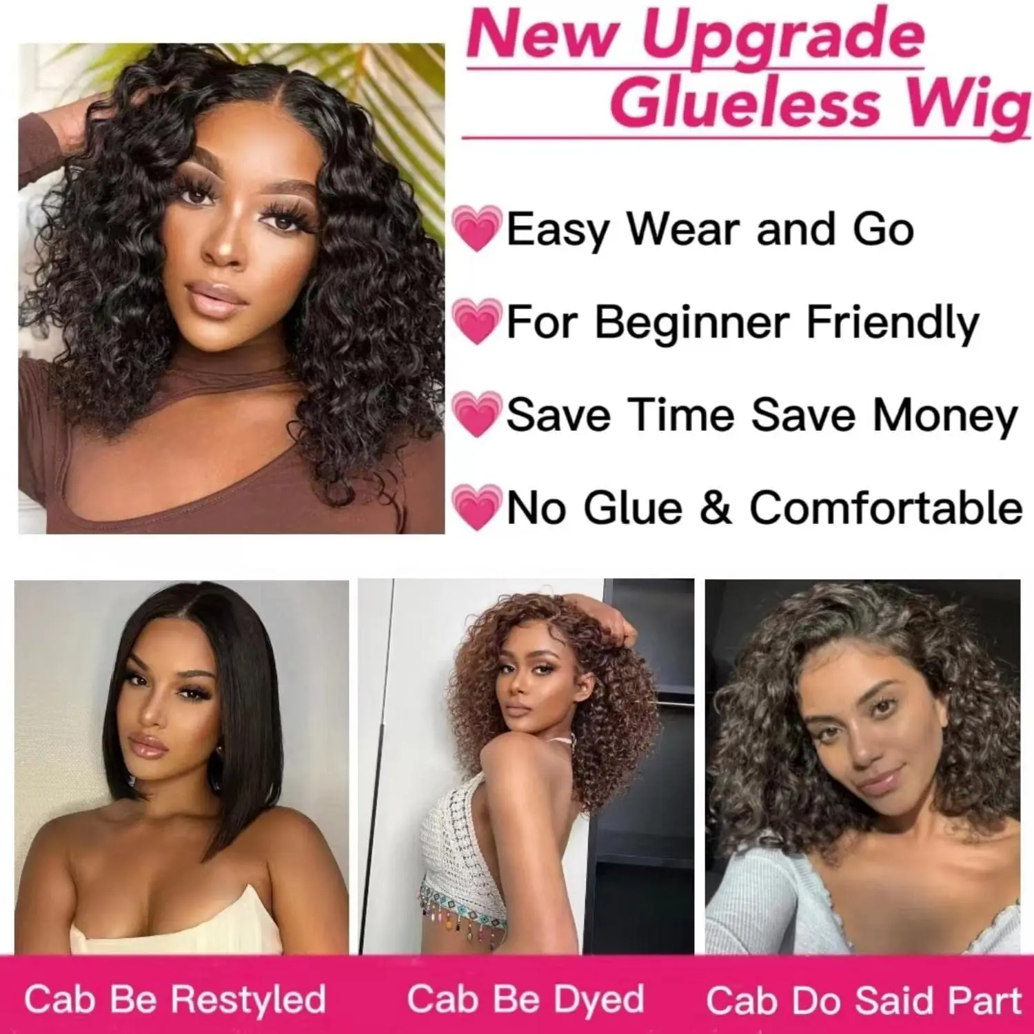 قصيرة بوب غلويليس موجة عميقة خصلات الشعر المستعار الإنسان 100% شعر بشري حقيقي 5x5 الدانتيل شعر مستعار أمامي 180 الكثافة قبل قطعها خصلات الشعر المستعار البرازيلي