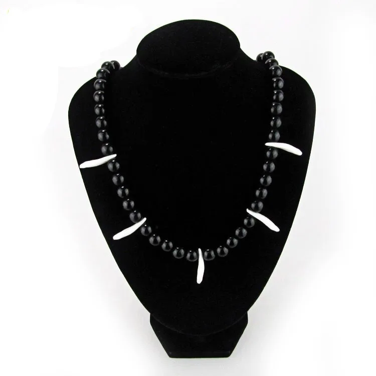 Anime inuyasha preto roxo frisado colar pulseira cosplay adereços jóias presentes para homens e mulheres