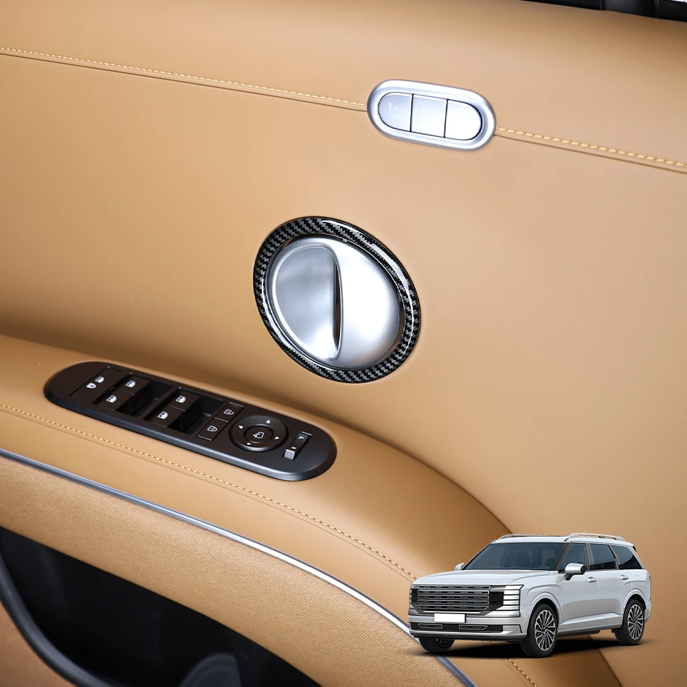 

For Hyundai Palisade LX3 2026 ABS Inner Door Handle Decorative Ring