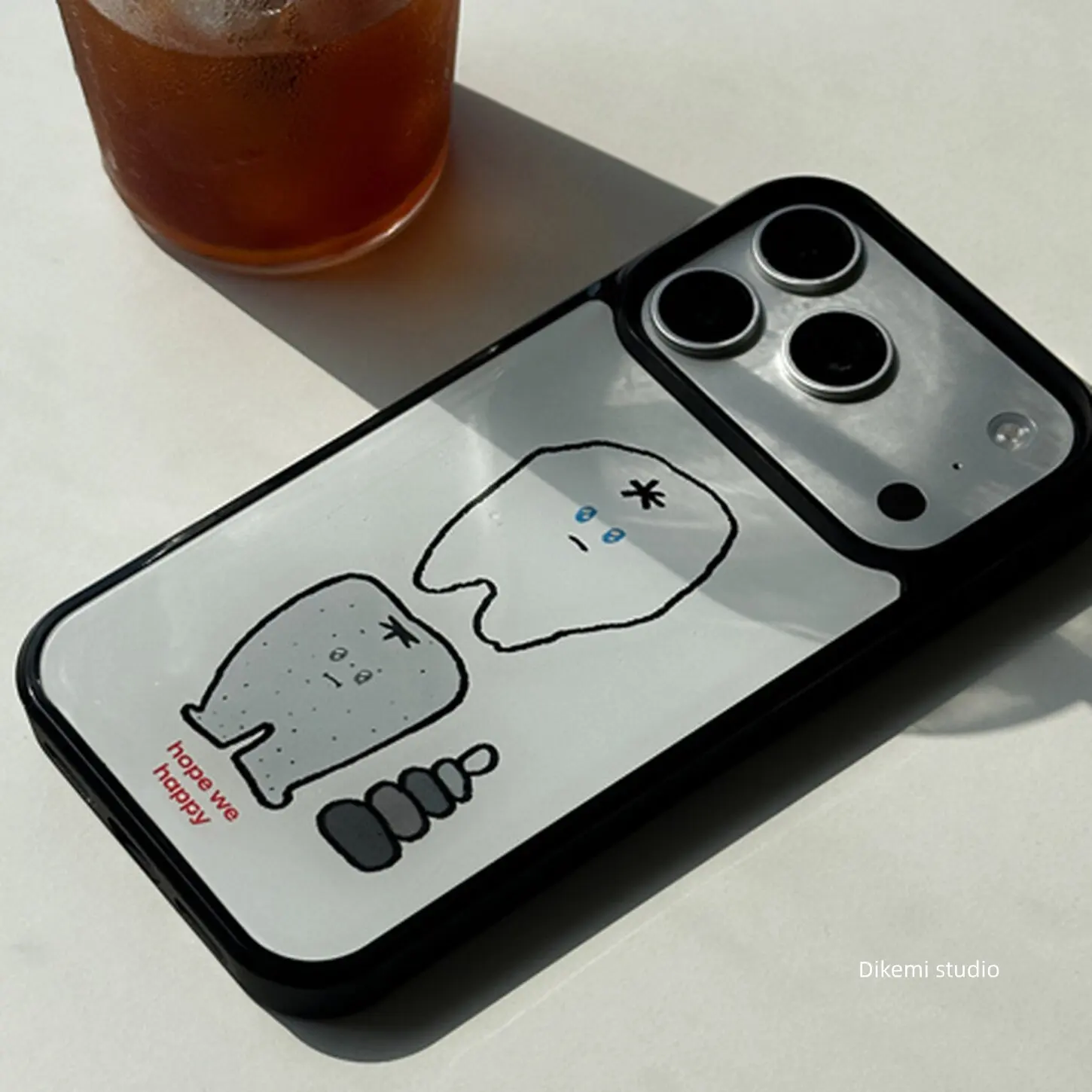 Funda de silicona antichoque con diseño de dientes dibujados a mano en gris y blanco para iPhone 17 Air 16 Pro Max 15 14 Plus 13 12 11 Pro
