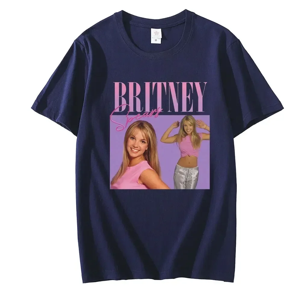 Britney Spears Beautiful Photo Women's T-shirt Hipster Cotton Casual Tshirt Female Harajuku Short Sleeve Tops Tee Shirt