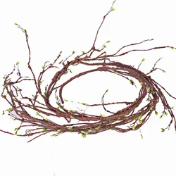 3m Artificial Fake Plants Tree Twigs Liana Wall Hanging Rattan Trunk Cherry Branches Flexible Vines Garden Wedding Decoration