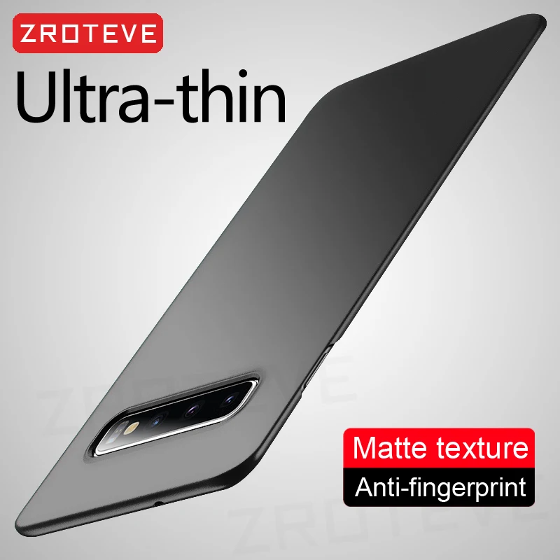 S10 Plus Case ZROTEVE Ultra Slim Hard PC Matte Cover For Samsung Galaxy S10 E S10E S8 S9 Plus S 10 9 8 Shockproof Phone Cases