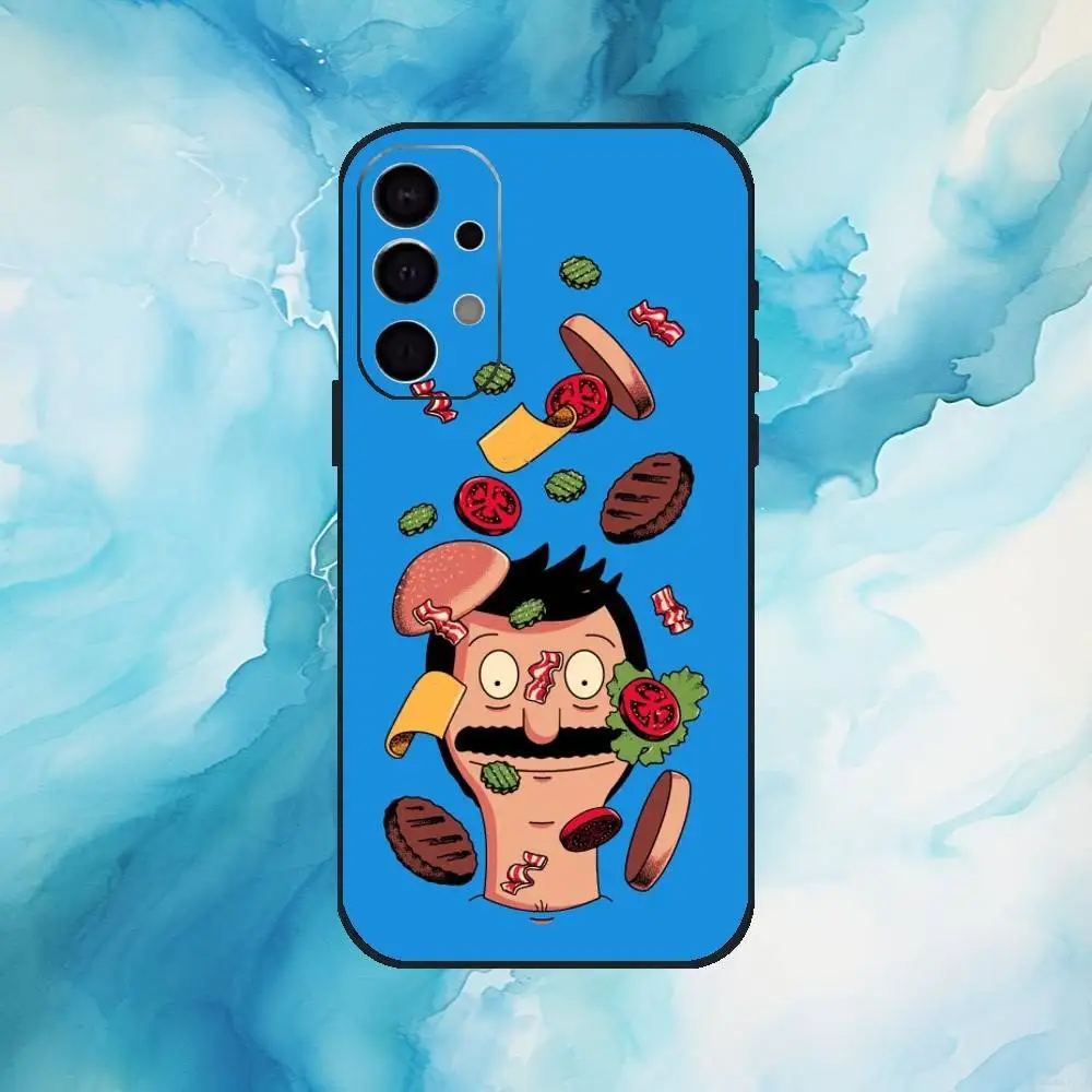 حافظة لهاتف سامسونج جالاكسي A73، A72، A71، A70، A53، A52، A51، غطاء أسود من السيليكون الناعم