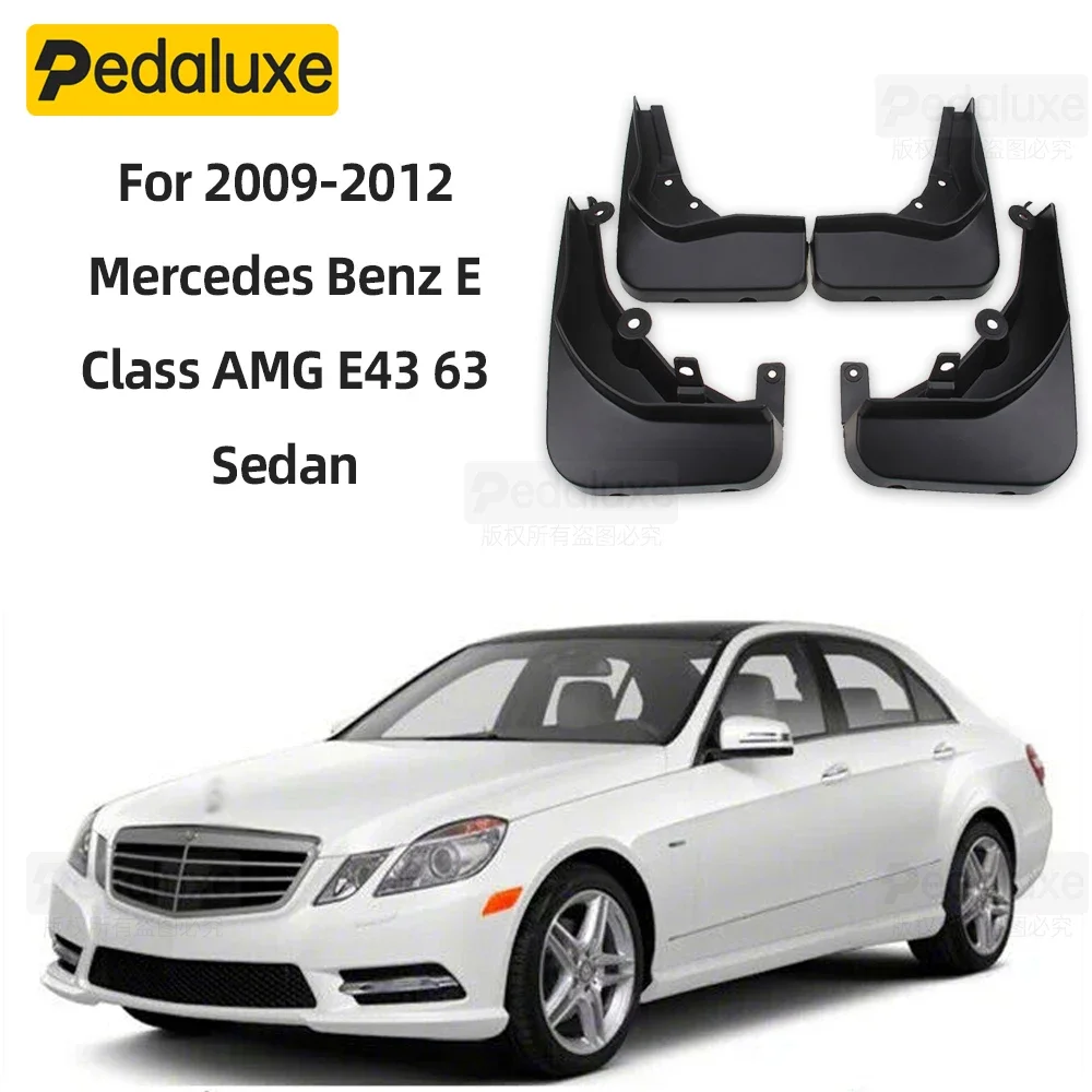 

OEM Splash Guards Mud Flaps For 2009-2012 Mercedes Benz E Class AMG E43 63 Sedan