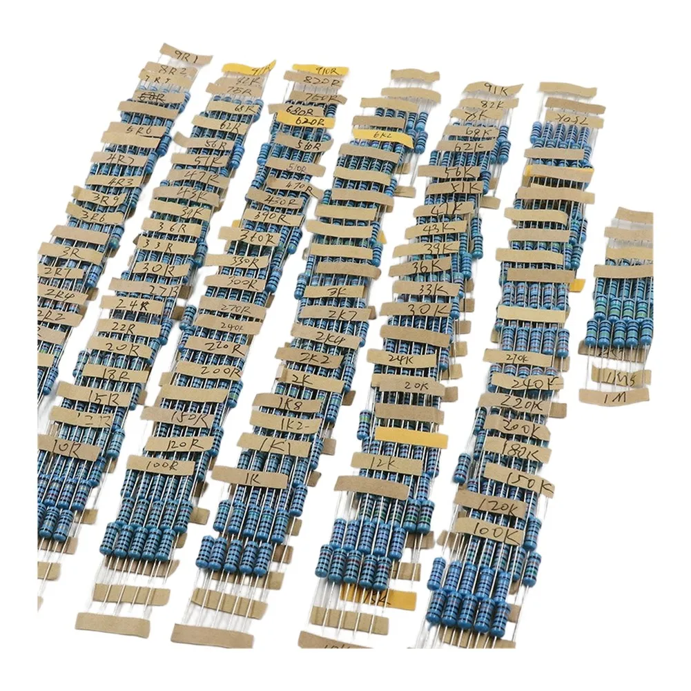 1 Ohm To 3 Megohm Resistors 1W Metal Film Resistor Kit For Educational Purposes As Shown Reliable Circuit Solution