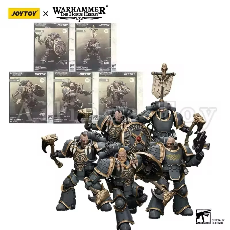 JOYTOY 1/18 Action Figures 40K The Horus Heresy Tyranids Hive Fleet Warmaster Horus Lieutenant Titus Anime Model For Gift