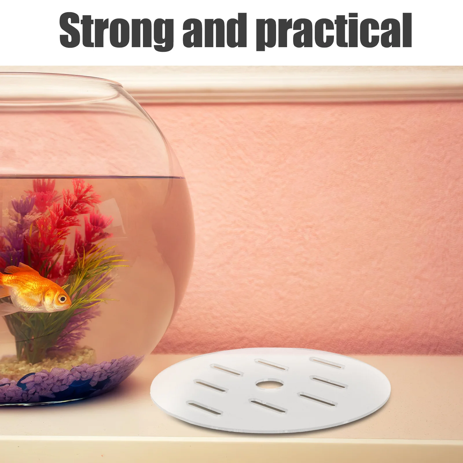 

20Cm Acrylic Fish Tank Lid Transparent Reusable Antijumping Cover DIY Aquarium Accessory Home Office Fish Tank Canopy