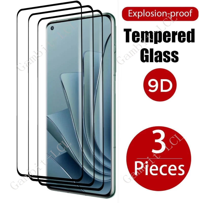 

3PCS 9H 3D Curved Tempered Glass For OnePlus 10 Pro ON One Plus 10Pro OnePlus10Pro 6.7" Screen Protector Cover Film