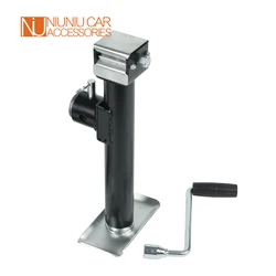 Stabilisateur de jambe à souder pour remorque, côté cric, vent, poignée adt, montage sur tuyau de levage, pièces de rechange, accessoires de camping-car et de caravane, 2250kg, 10