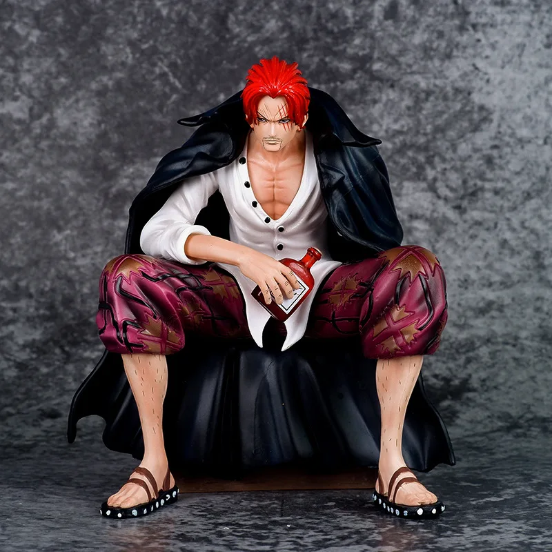 16 cm Een Stuk Shanks Anime Figuren Film Rode Yonko Rood Haar Shanks Action Figure Pvc Standbeeld Beeldje Model Decoratie Pop speelgoed