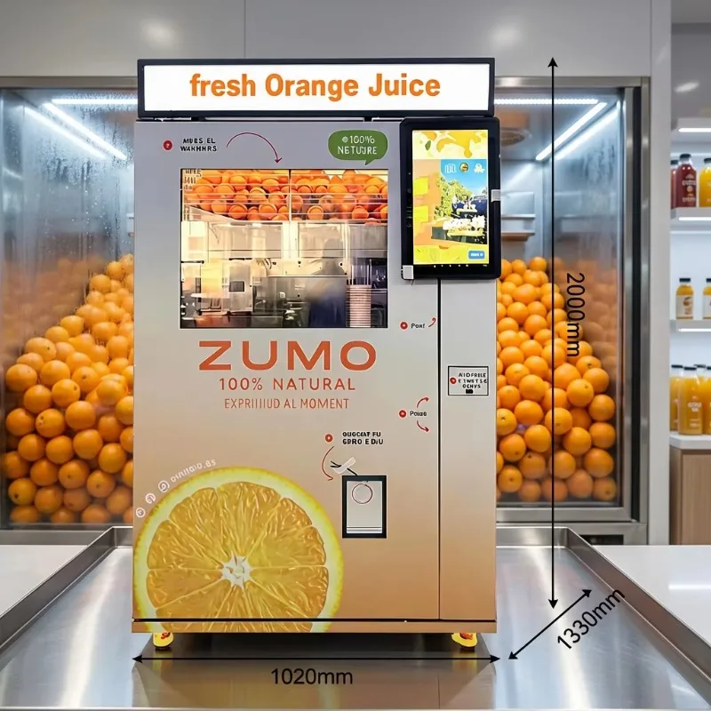 2026 New Self Service Orange Juice Vending Machine Smart Commercial Juice Machine Customized