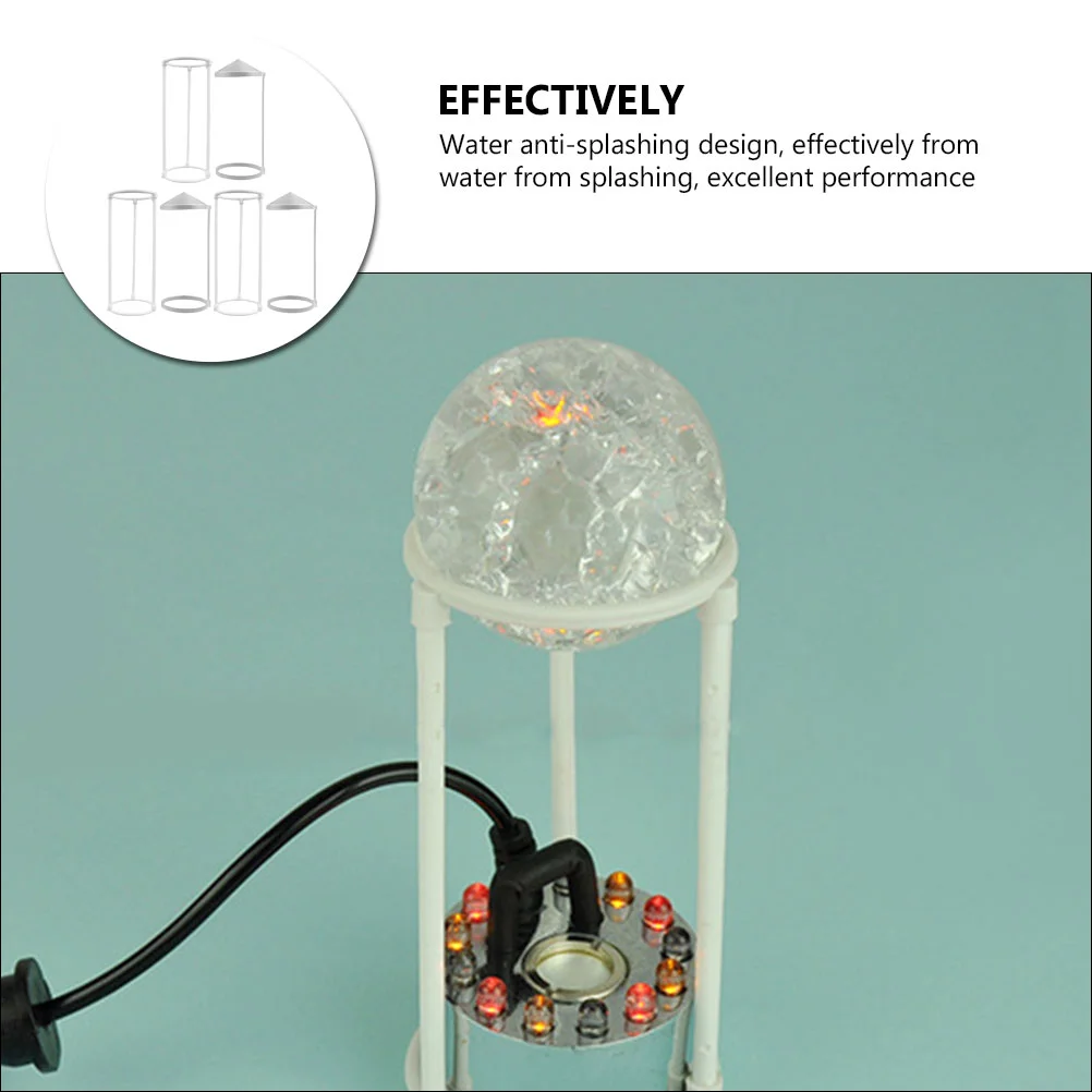 3 Sets Small Atomizer Holder Portable Humidifier Humidifer Air Shield Splash Guard for Rockery Plastic