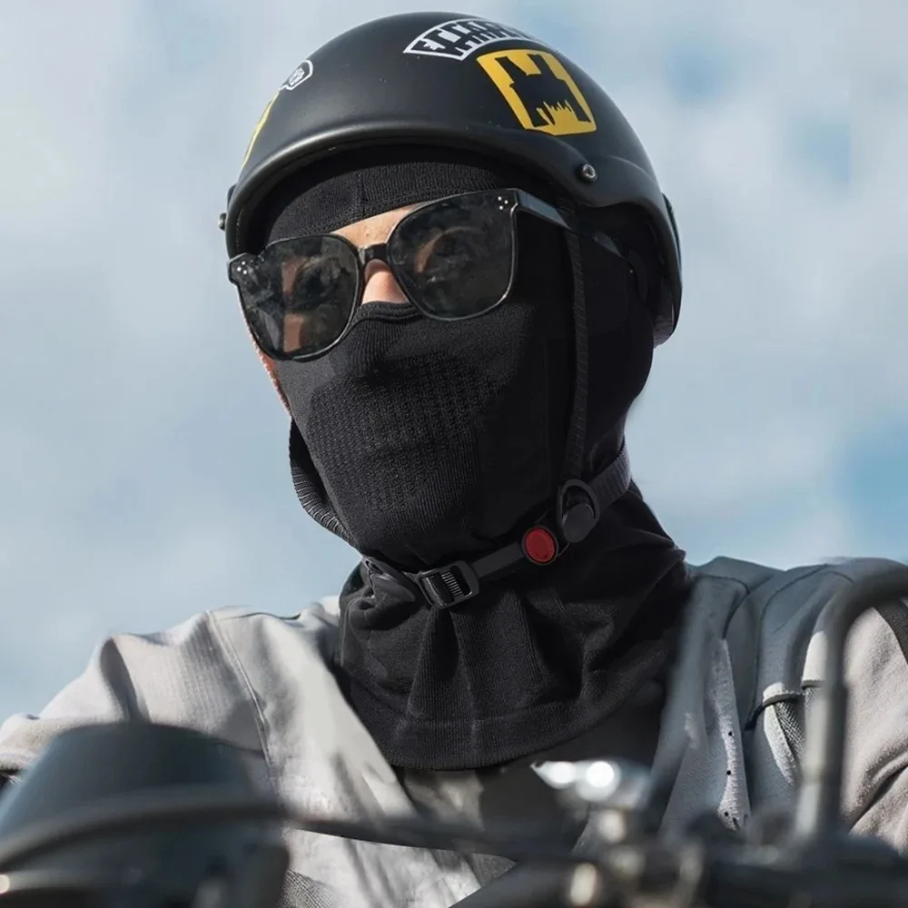 Outdoor Breathable Motorcycle Balaclava Face Cover High Stretchy Cold Weather Helmet Hood Cycling Bike Scarf Winter Ski 6