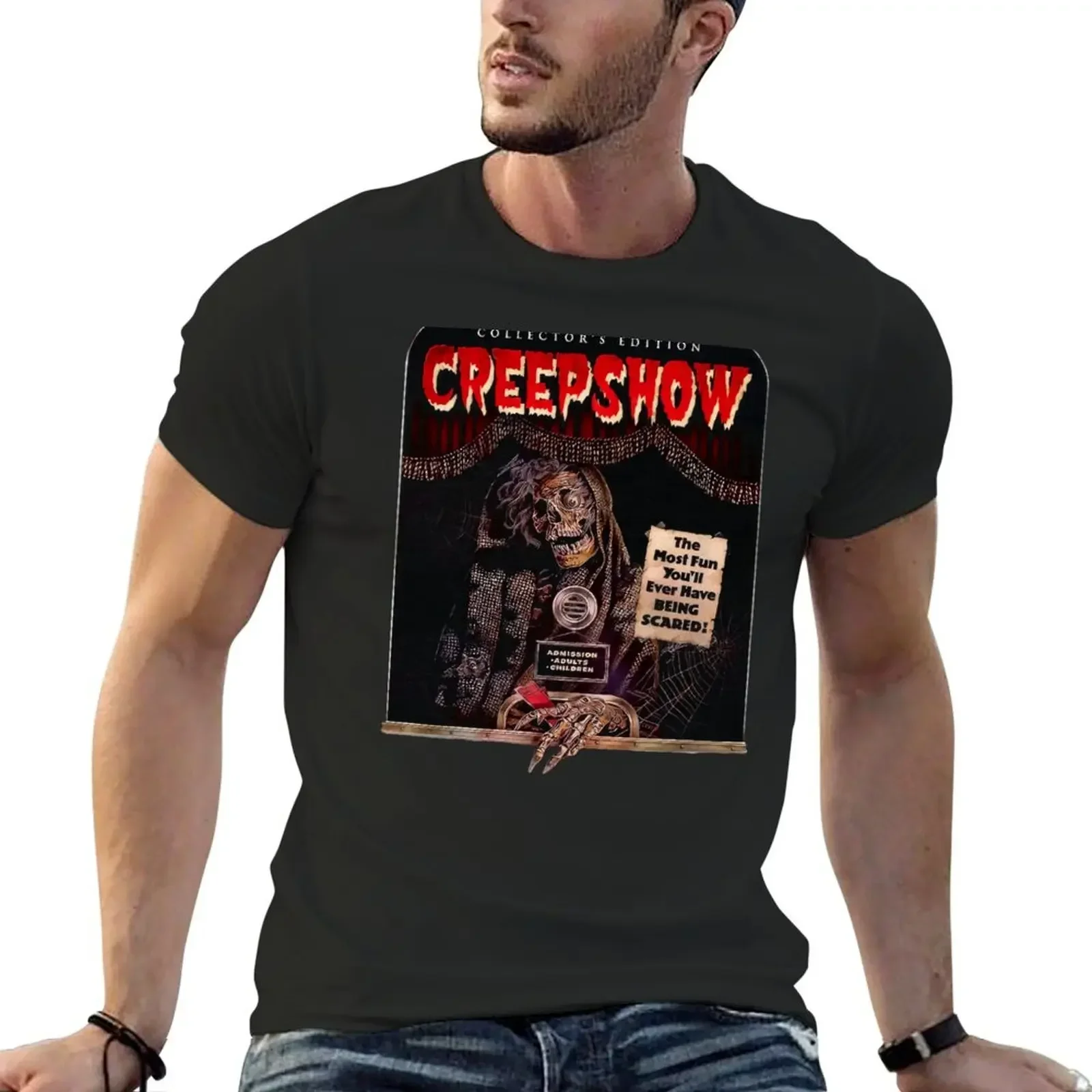 Creepshow 1982 Film T-Shirt man t shirt custom shirt mens graphic t-shirts big and tall