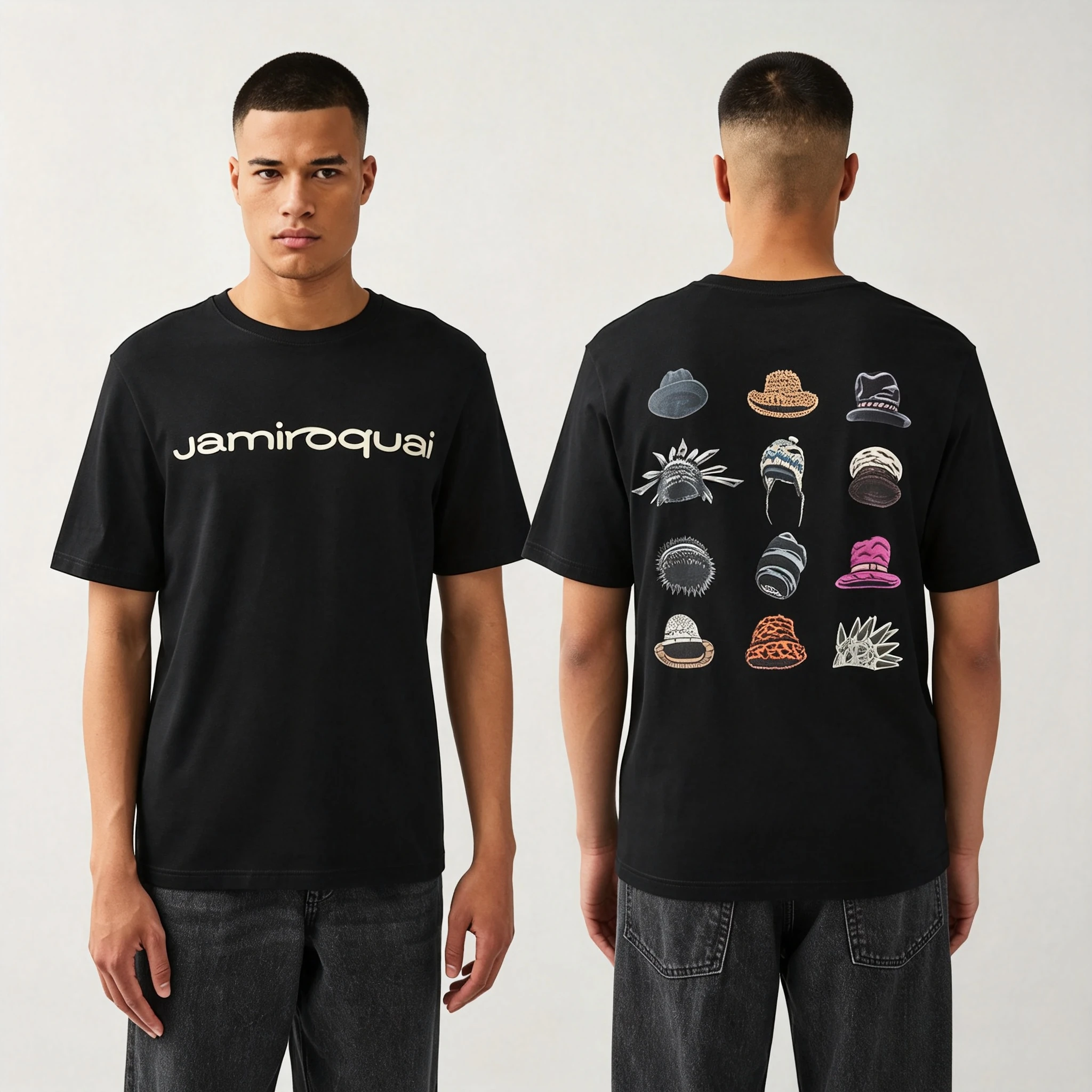 Summer Sonic 2026 Festival Lineup Doppelseitig Bedrucktes T-Shirt Jamiroquai Rockmusik-Fans Lässiges Kurzarm-Streetwear-Tee – Detail 3