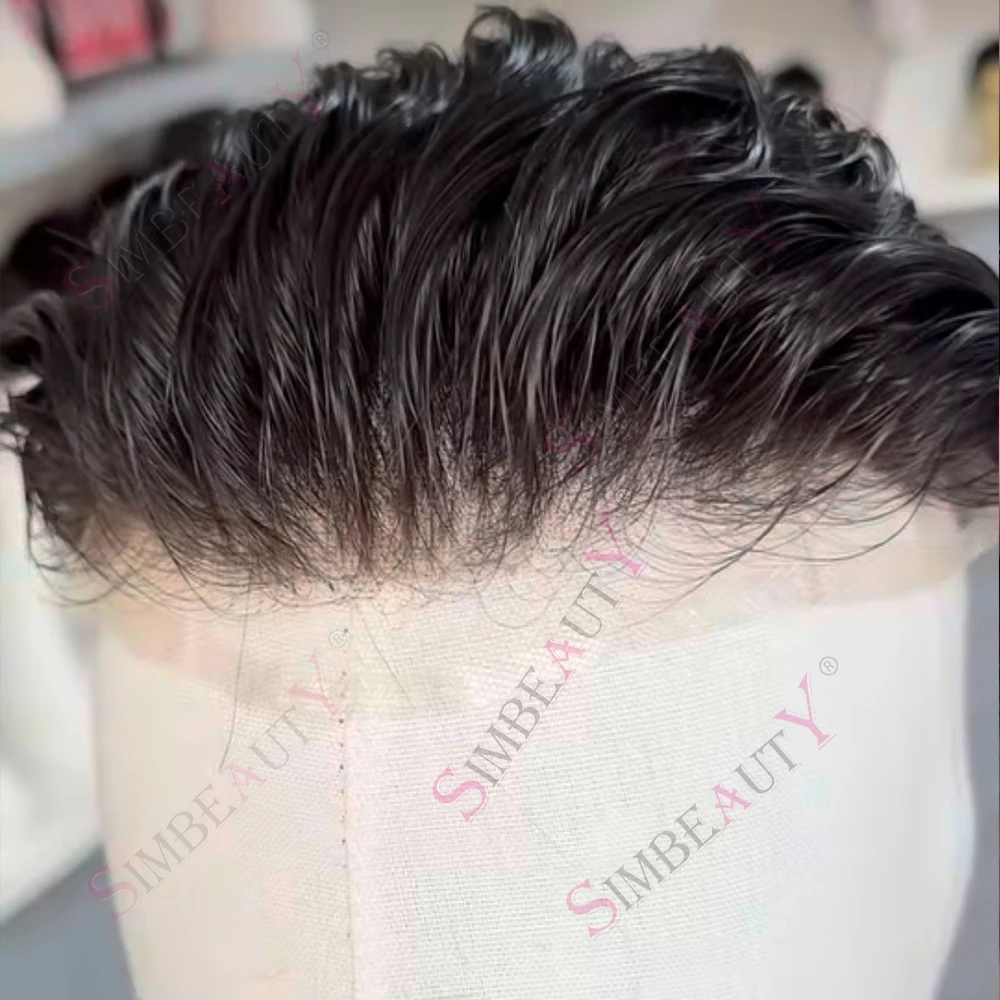 Natural Hairline Men's Toupee Solution