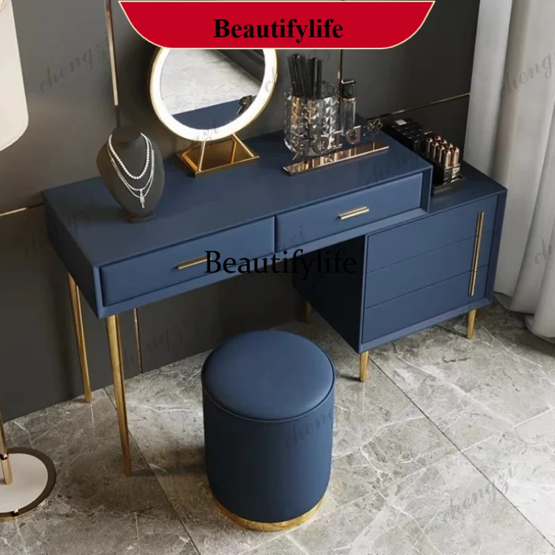

G153 Women Professional Luxury Dressing Table Chair Items Mirrors Shelf Dressers Room Modern Coiffeuse De Chambre Bedroom Furnit