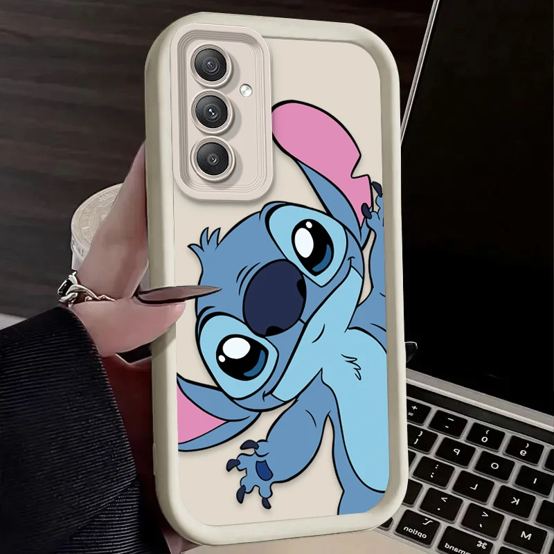 الكرتون ديزني غرزة الحال بالنسبة لسامسونج غالاكسي A54 A05 A05S A34 A24 A14 A53 A33 A23 A13 A52 A52S A32 A22 A12 A71 A51 A31 A50 eتوي #5