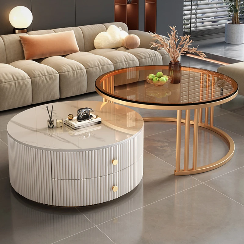 

Luxury Modern Coffee Table Designer Organizer Vintage Minimalist Coffee Table Unique Italian Mesitas De Noche Home Furniture