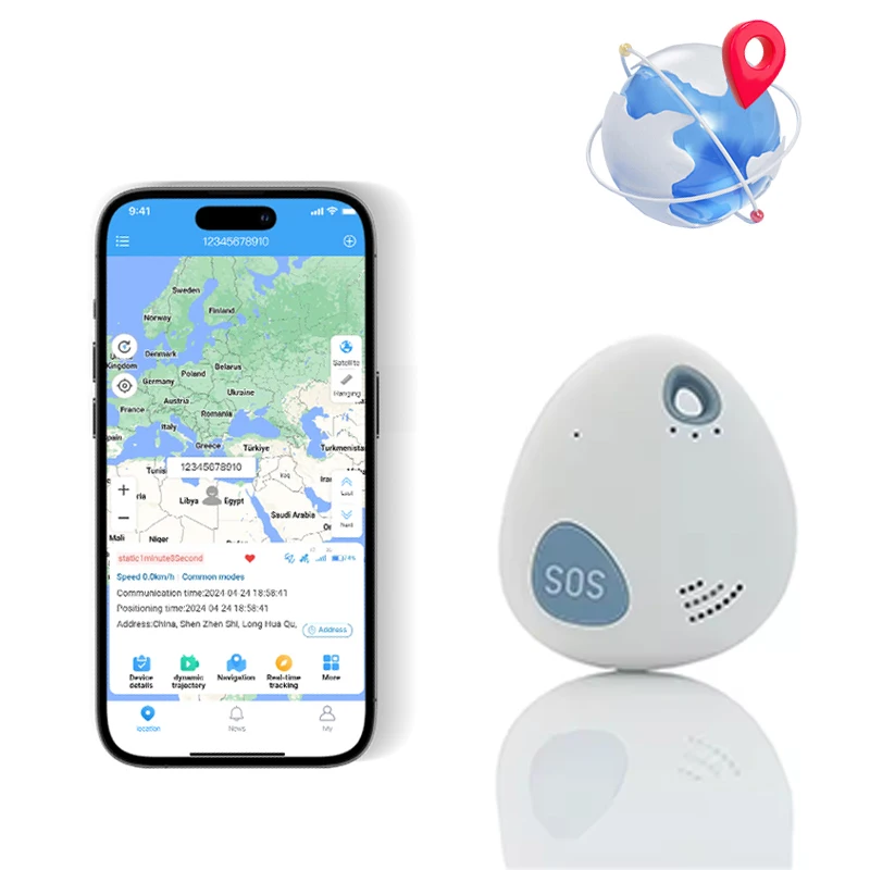 

Оптовая поставка, водонепроницаемый GPS-локатор для пожилых людей/детей, кнопка экстренного вызова SOS, отслеживание GPRS на 1 год, позиционирование GSM/WiFi