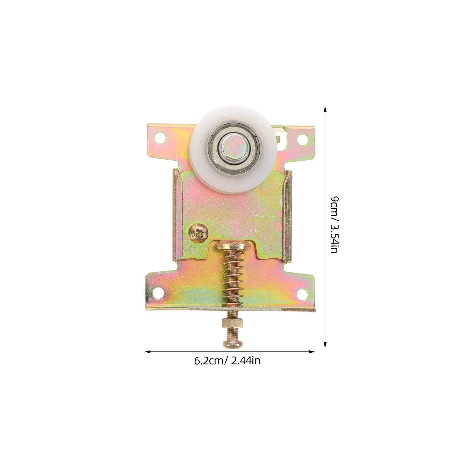 1Set Sliding Closet Door Hardware Wardrobe Rollers Smooth Silent Operation Cabinet Door Roller Replacement for Furniture