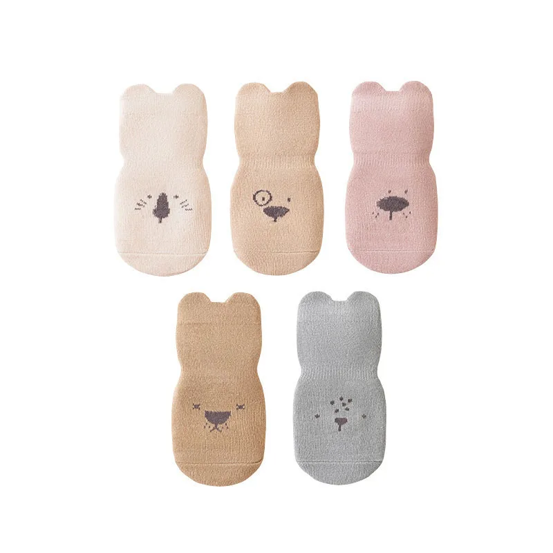 Baby Sokken Meisjes Jongens Print Dikke Badstof Kleding Pasgeboren Accessoires Kinderen Peuters Slipper Cadeau Kleding Baby Spullen