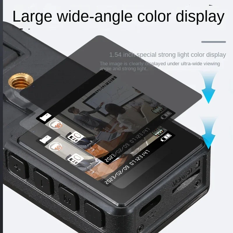 Voice Recorder High Definition Camera Law Enforcement Recorder Sports Camera with Screen Infrared Night Vision Lens
