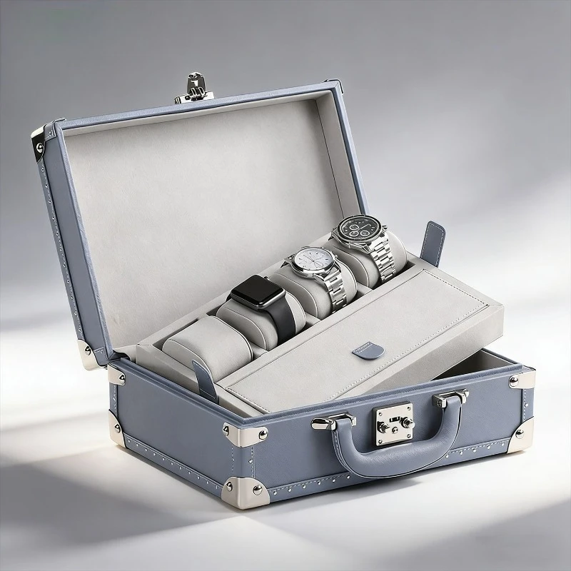 For Portable Gift  Jewelry Watch  Storage  PU Leather  Empty Box