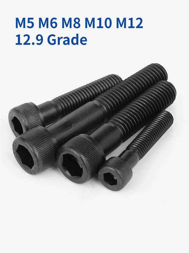 M5 M6 M8 M10 M12 Śruba z łbem sześciokątnym z gniazdem sześciokątnym ze stali węglowej klasy 12.9 Śruby imbusowe z częściowym gwintem