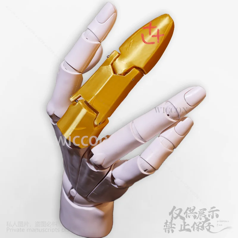 อะนิเมะ Jinx คอสเพลย์ร้อนเกม Arcane 2 LOL 3d Finger Props อุปกรณ์เสริมสําหรับสาวฮาโลวีน Christmas Party ของขวัญที่กําหนดเอง