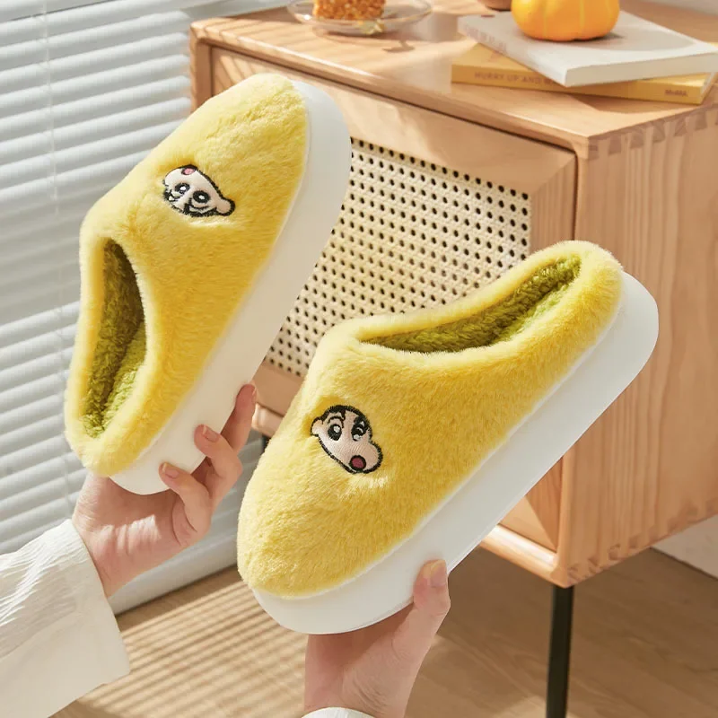 Herfst En Winter Grappige Casual Pluizige Slippers Vrouwen Huis Flats Schattige Cartoon Winterschoenen Meisjes Mode Schoenen Halloween Cadeau