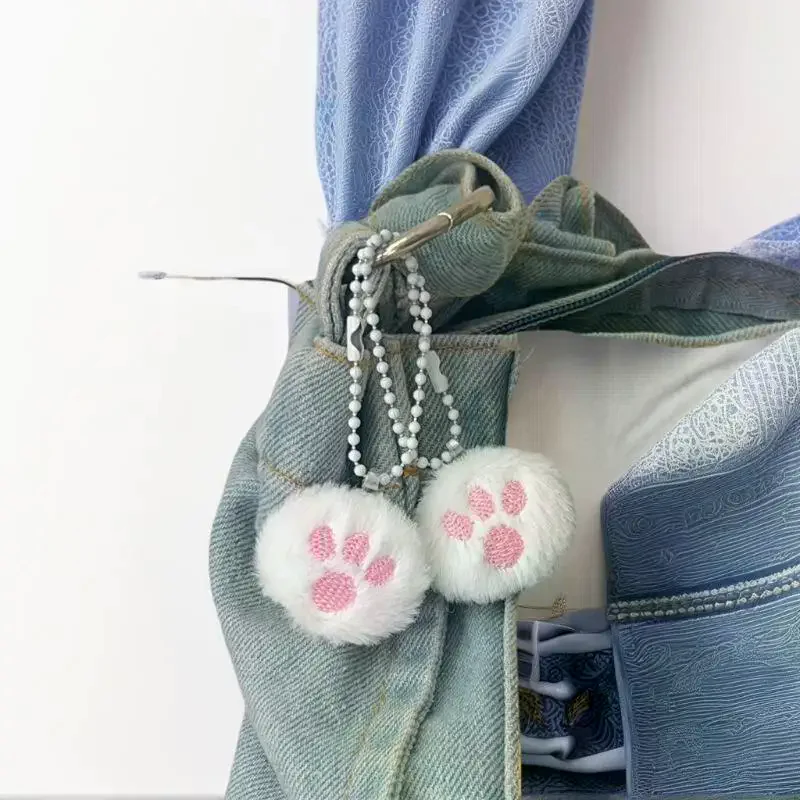 

3 шт., милый мультяшный волосатый кошачий коготь, шар, украшение, кулон, брелок, кавайный орнамент, мягкая кукла, рюкзак, подвеска, аксессуары, подарок