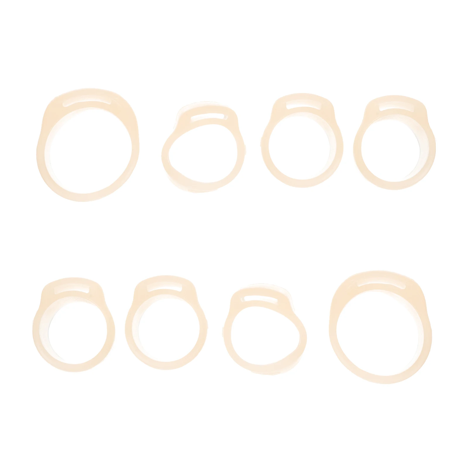 

2set 2Sets Guzheng Nail Protection Rings Silicone Finger Picks For Playing Guzheng Supplies Nail Covers