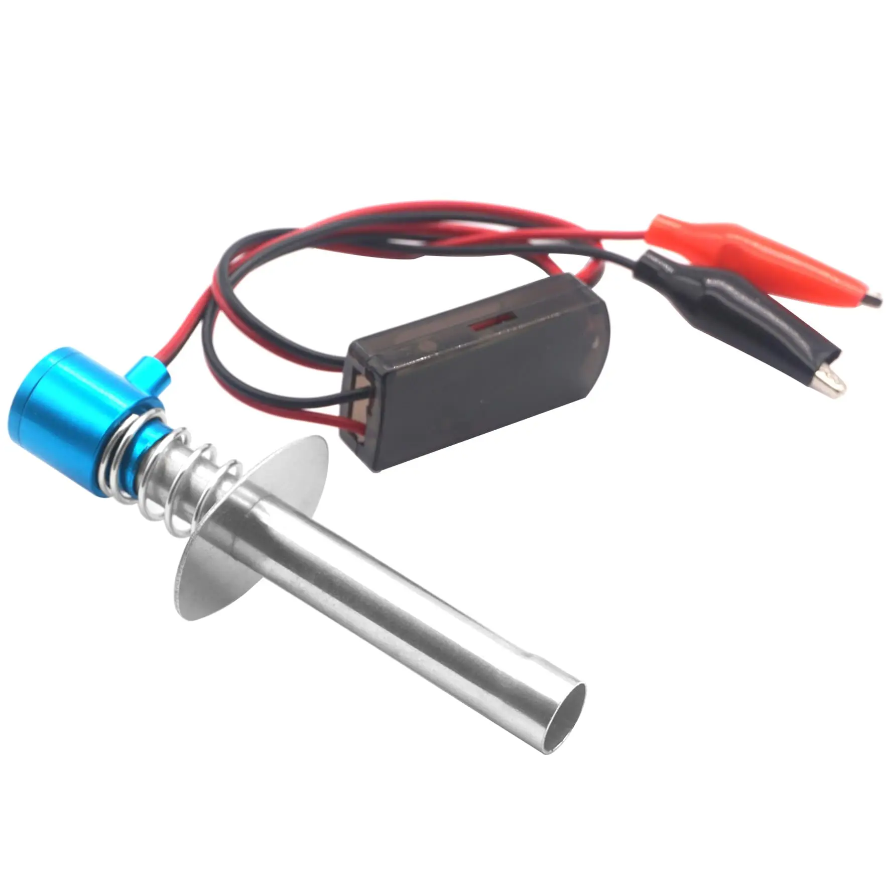 1/10 RC Electronic Glow Plug Starter Igniter 6V-24V Nitro Engine Start Ignitor Tool for 1:8 1:10 Crawler Buggy Truck Car Boat