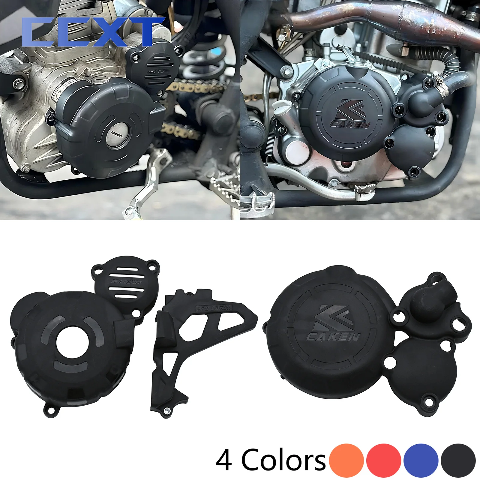 Plastic Engine Clutch Guard Water Pump Cover Ignition Protector For ZongShen CBS300 NB300 Engine ZUMA AJ1 KEWS GUIZUN HENGJIAN