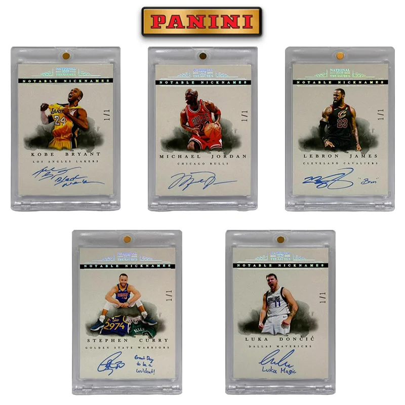 

Panini Diy Nba National Treasures The Chosen One James Kobe Jordan Doncic Curry Basketball Star Trading Cards Gift Collection