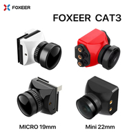 Foxeer Cat 3 Micro Mini FPV Camera Low Latency Low Noise 1200TVL 0.00001Lux FPV Night Camera 2.1mm PAL/NTSC For RC Racing Drone