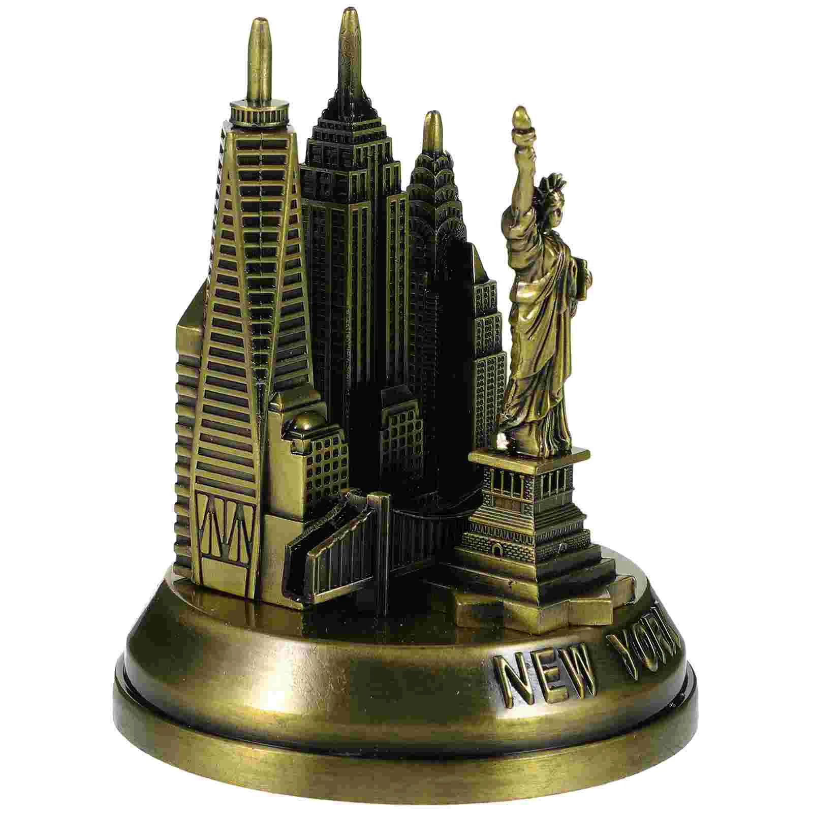 

Vintage Home Decor Architecture Building Model Household Statue Architectural Office