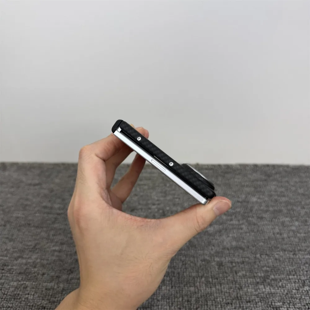 Businss 600D Carbon Fiber for Magsafe Case for Samsung Galaxy Z Fold 8 Ultra 7 6 5 Magnetic Hinge Shell Ultra-thin Protect Cover