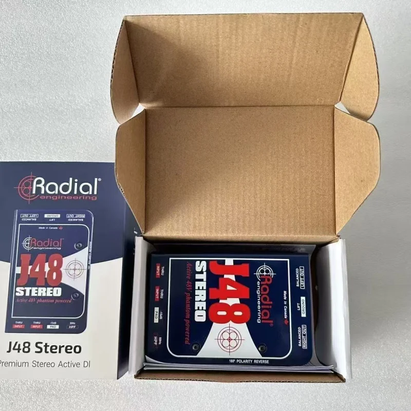 معالجة إشارة الجيتار الاحترافية: صندوق DI نشط J48/ستيريو PRO48 الشعاعي الكندي #5