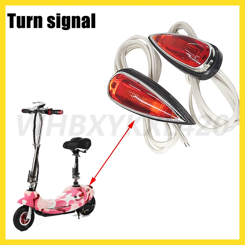 Suitable for Little Dolphin Electric Scooter LED Turn Signal Lights, Taillights, and Universal Turn Warning Lights