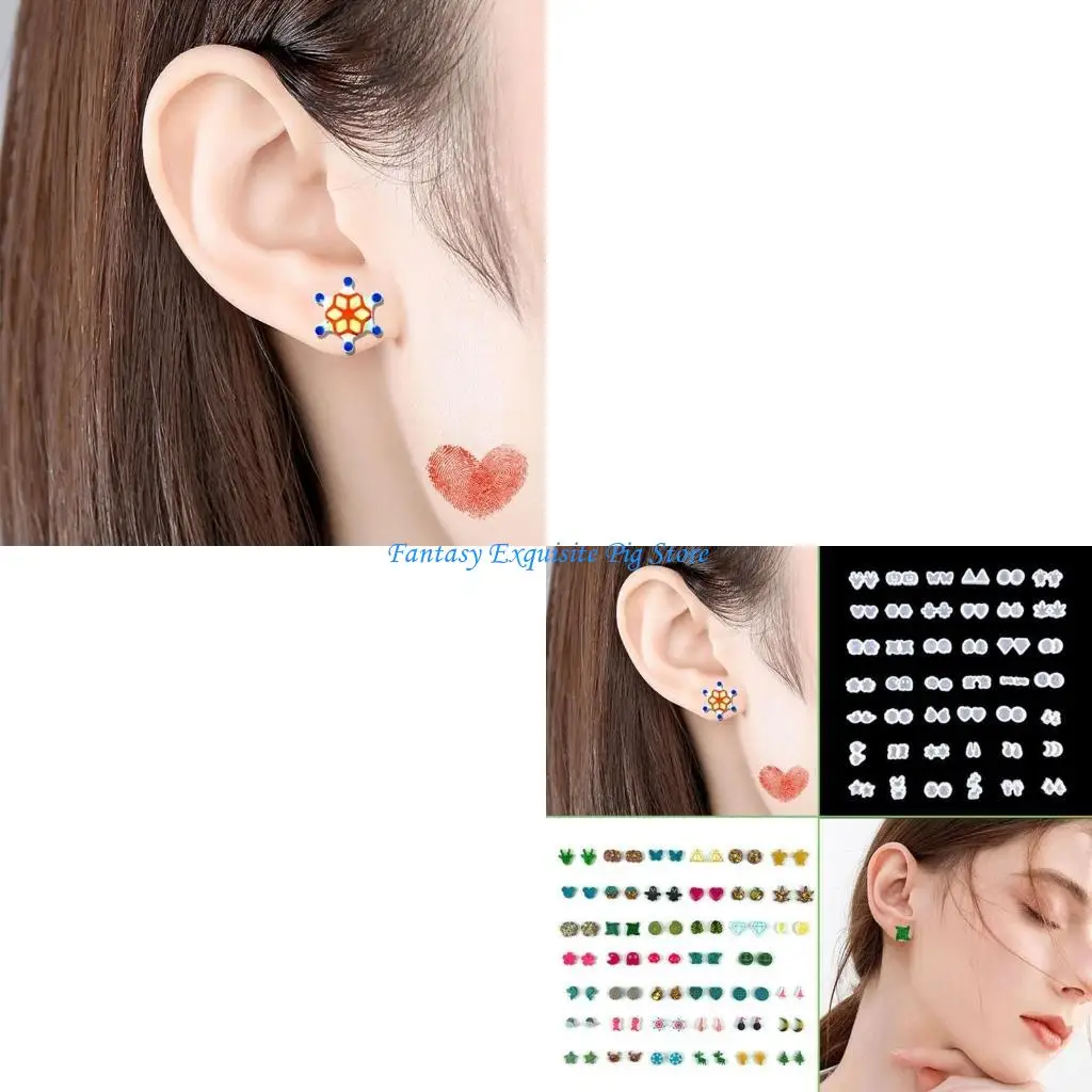 

42 шт., силиконовая кристальная эпоксидная форма для DIY ювелирных изделий, рождественская форма для рукоделия, аксессуары для